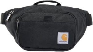 Carhartt Adjustable Waist, Durable, Water Resistant Hip Pack, Black, One Size