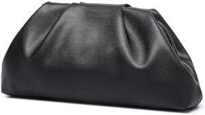 Soft PU Leather Clutch Purses for Women Formal Elegant Luxurious Evening Bag