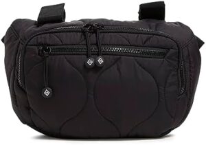 Vera Bradley Women’s Featherweight Belt Bag Sling Crossbody, Black, One Size