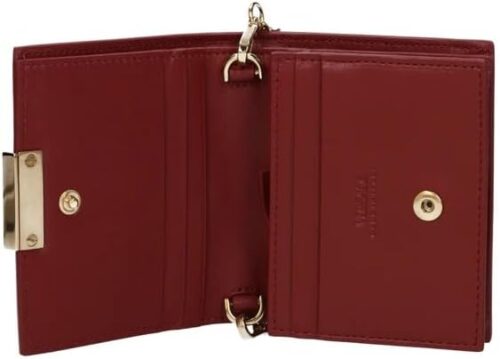 Versace Women's Greca Goddess Burgundy Leather Wallet in Gift Box - Image 4